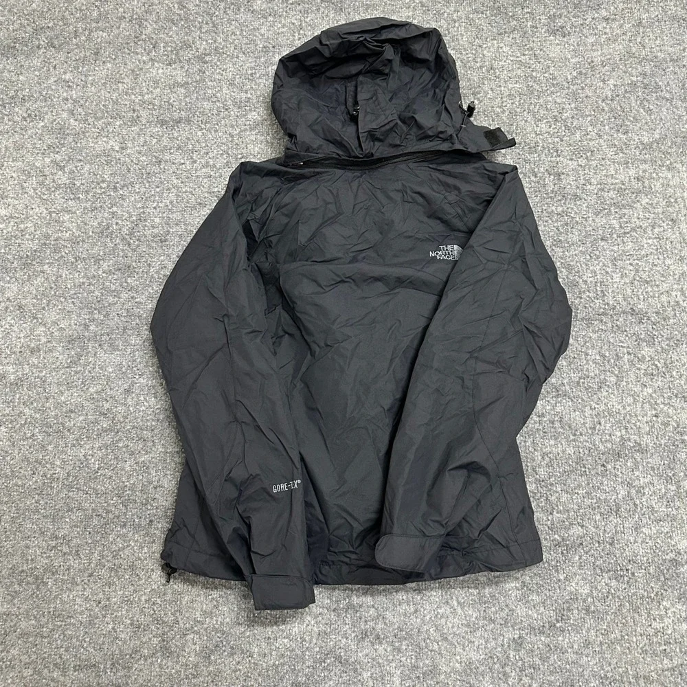 The North Face Rain Jacket Womens Size S Black Summit Series Gore-Tex Raintex